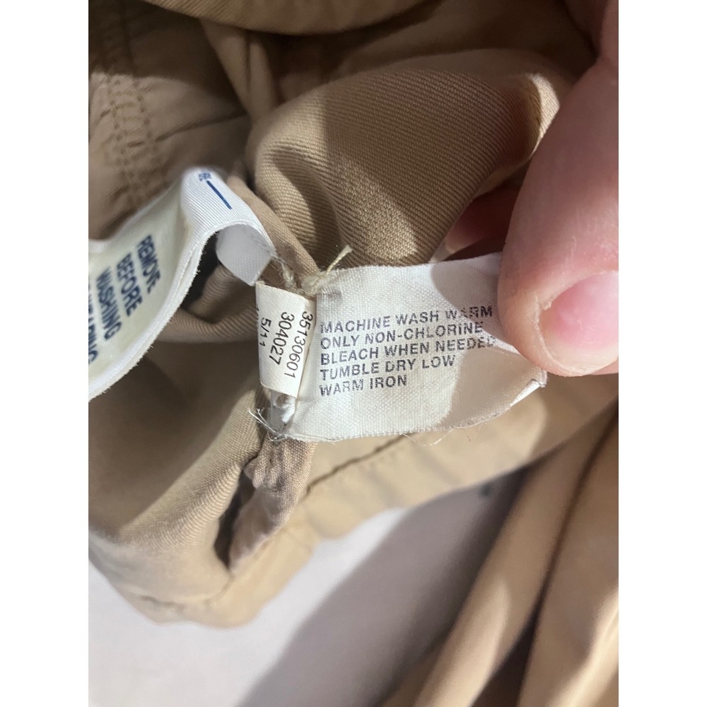 Gap Women Tan Utility Jacket Button Front Pockets Size 2 - Picture 5 of 8